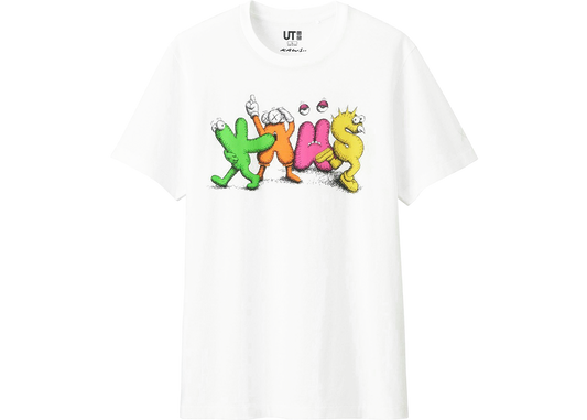 KAWS x Uniqlo Logo Tee White