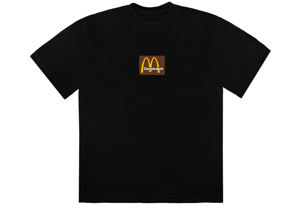 Travis Scott x McDonald's Sesame Inv T-Shirt Black/Brown