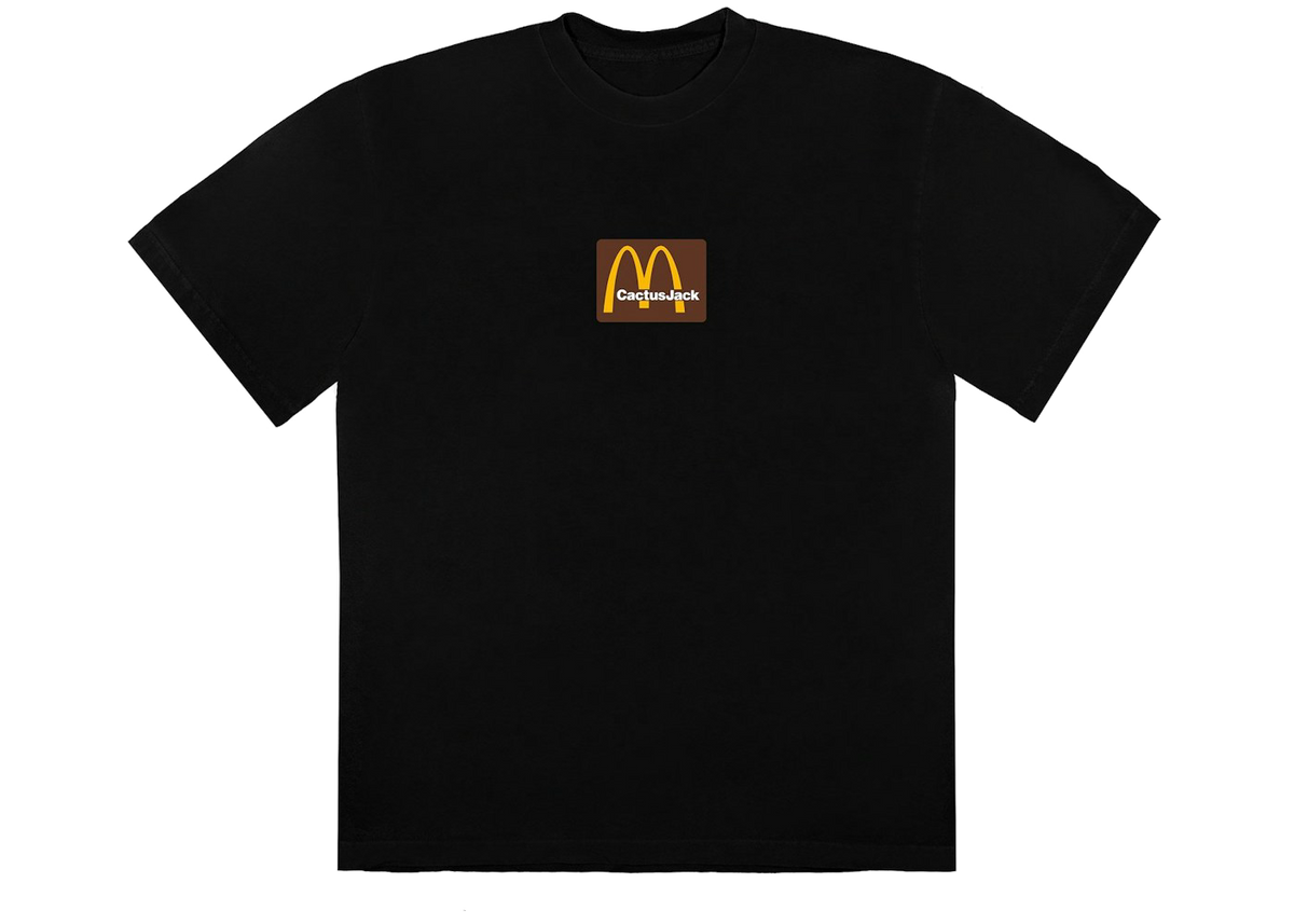 Travis Scott x McDonald's Sesame Inv T-Shirt Black/Brown