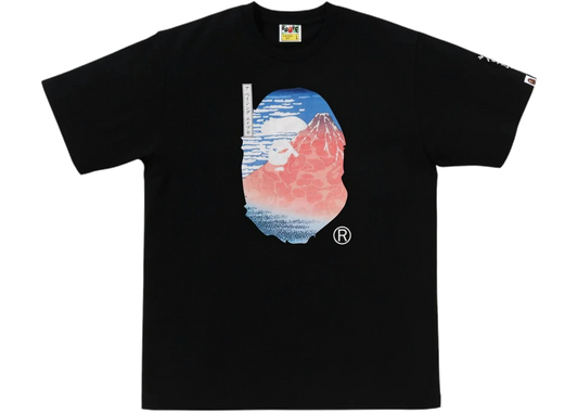 BAPE x Ukiyo-E Ape Head II Tee Black