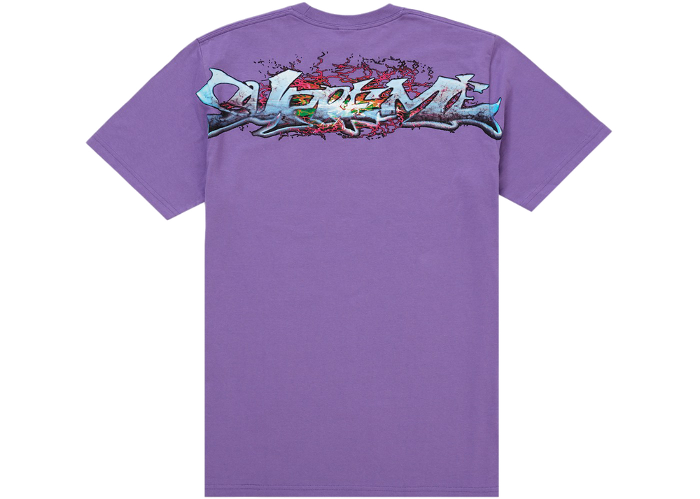 Supreme Tag Tee Purple