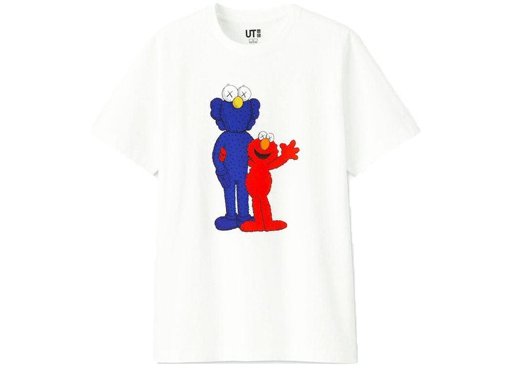 KAWS x Uniqlo x Sesame Street BFF Elmo Tee White