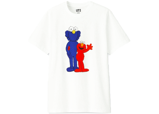 KAWS x Uniqlo x Sesame Street BFF Elmo Tee White