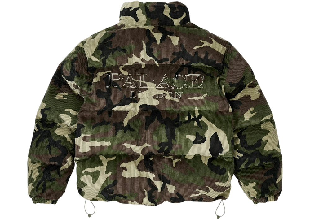 Palace Corduroy Puffa Jacket Camo