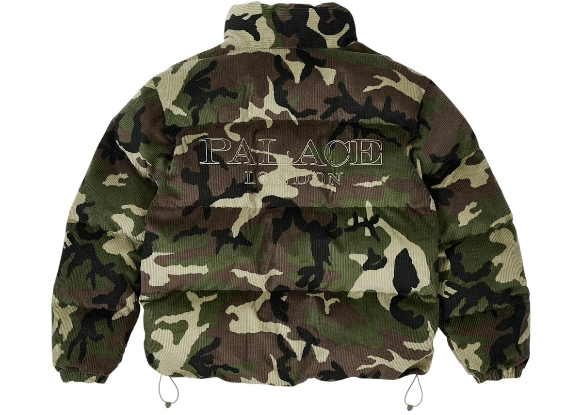 Palace Corduroy Puffa Jacket Camo