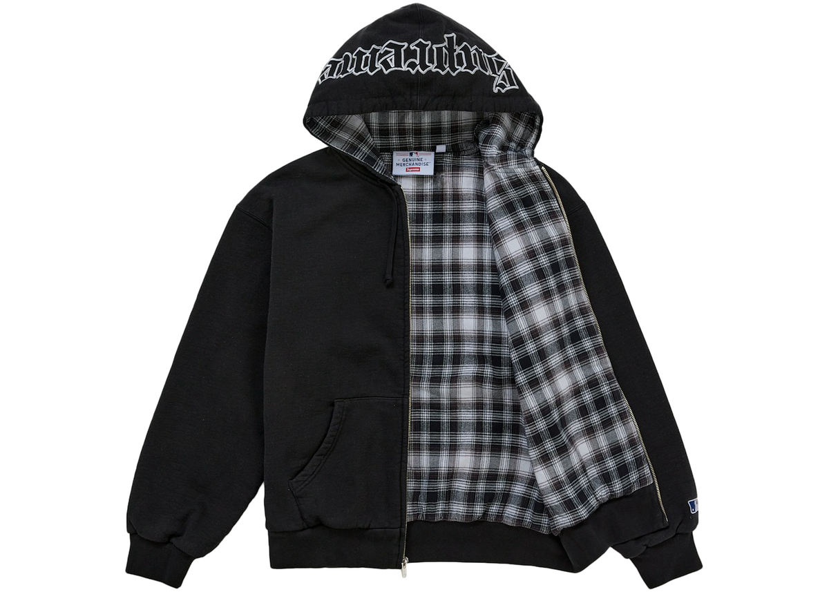 Supreme Chicago White Sox Zip Up Hooded Sweatshirt Black