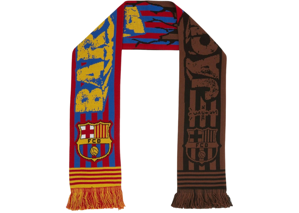 Travis Scott x FC Barcelona Jack Football Club Scarf Multicolor