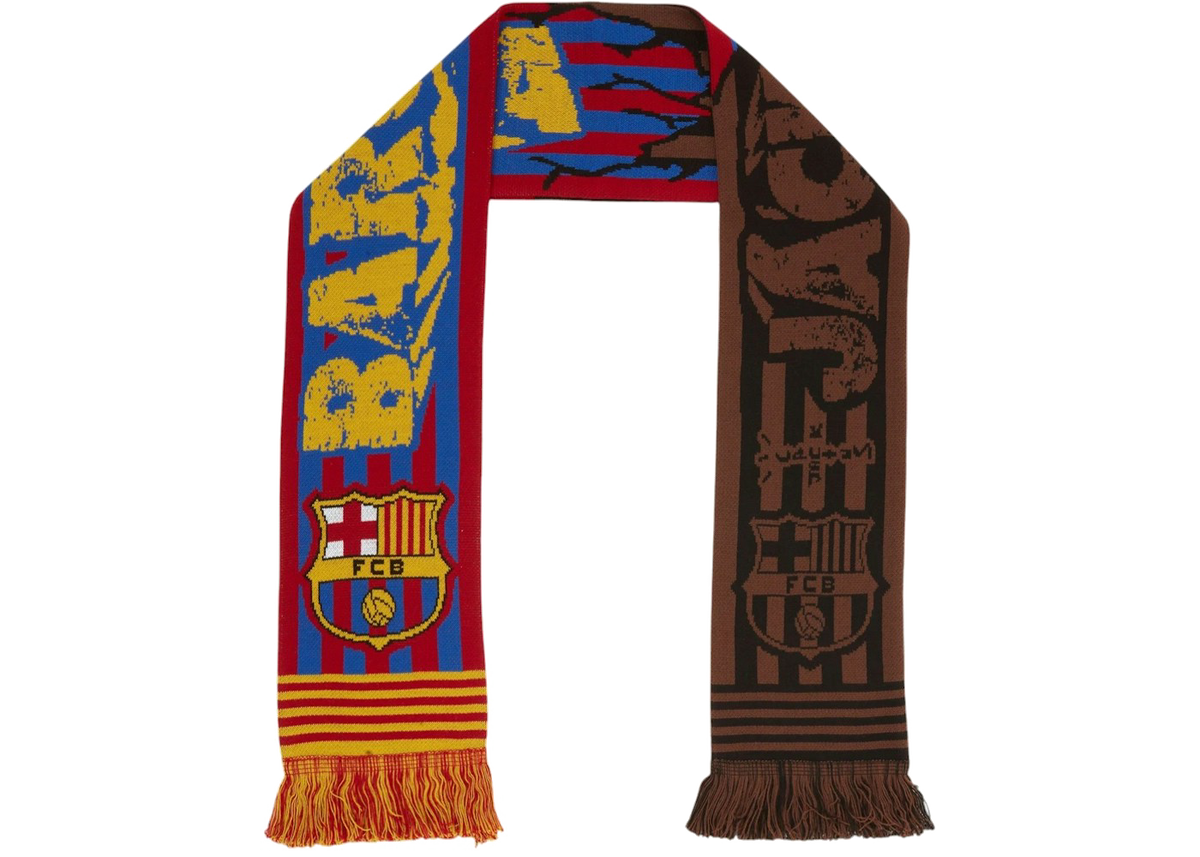 Travis Scott x FC Barcelona Jack Football Club Scarf Multicolor