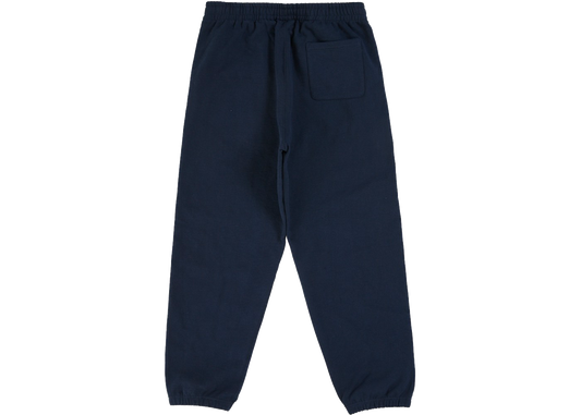 Supreme Satin Applique Sweatpant (SS26) Washed Navy