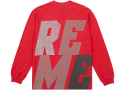 Supreme Reflective L/S Top Red