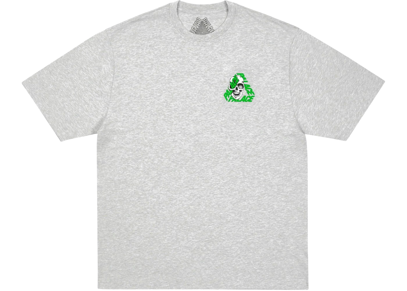 Palace P3 Skull T-shirt Grey Marl