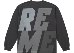 Supreme Reflective L/S Top Black