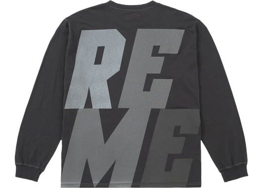 Supreme Reflective L/S Top Black