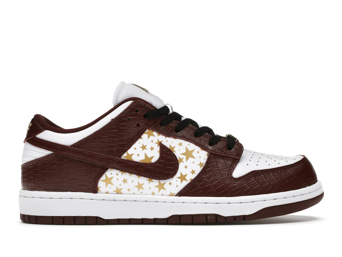 SB Dunk Low Supreme Stars Barkroot Brown (2021) - DH3228-103