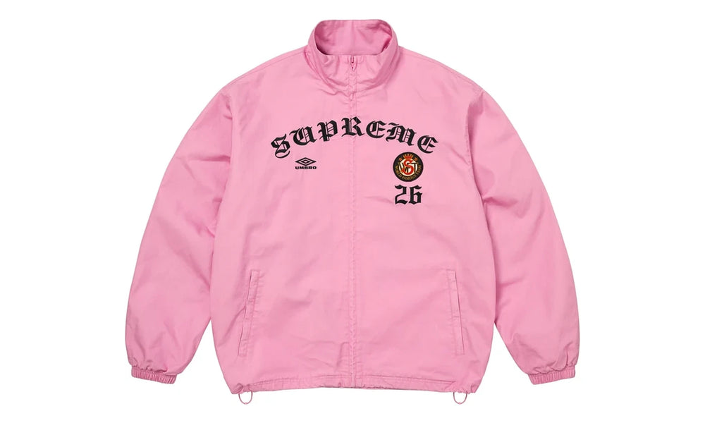 Supreme Supreme Umbro Cotton Ripstop Track Jacket (FW26) Pink