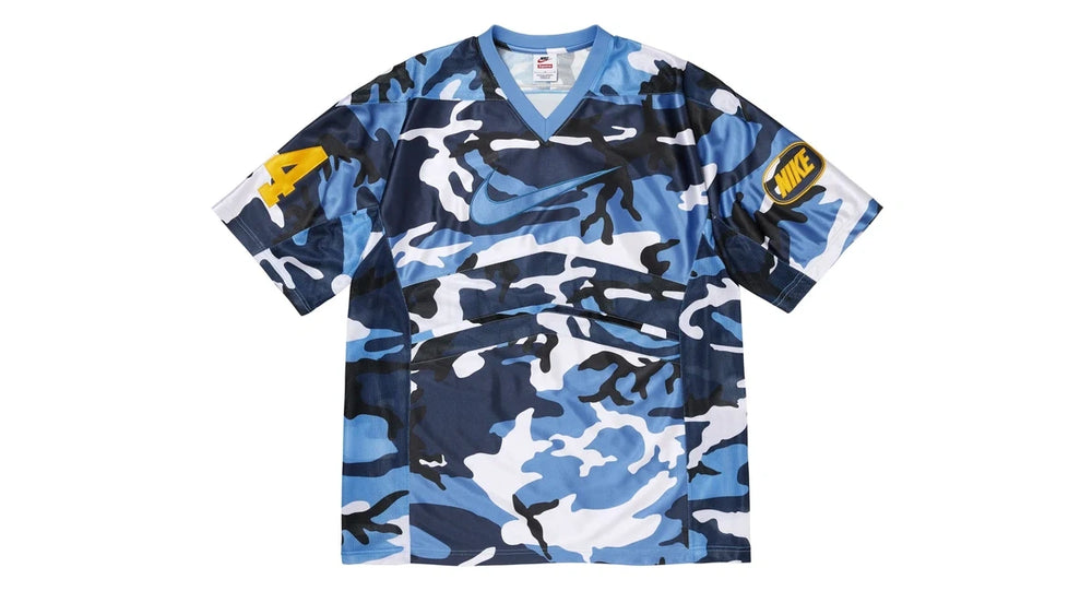Supreme Supreme Nike Football Jersey Blue Camo
