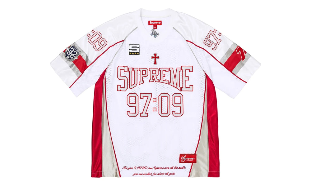 Supreme Supreme Disciples Football Jersey White