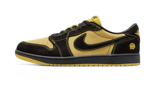 Air Jordan 1 Retro Low OG Quai 54 Black Tour Yellow Red