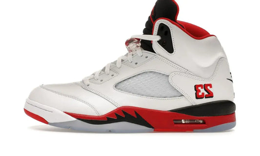 Air Jordan 5 Retro Fire Red Black Tongue (2025)