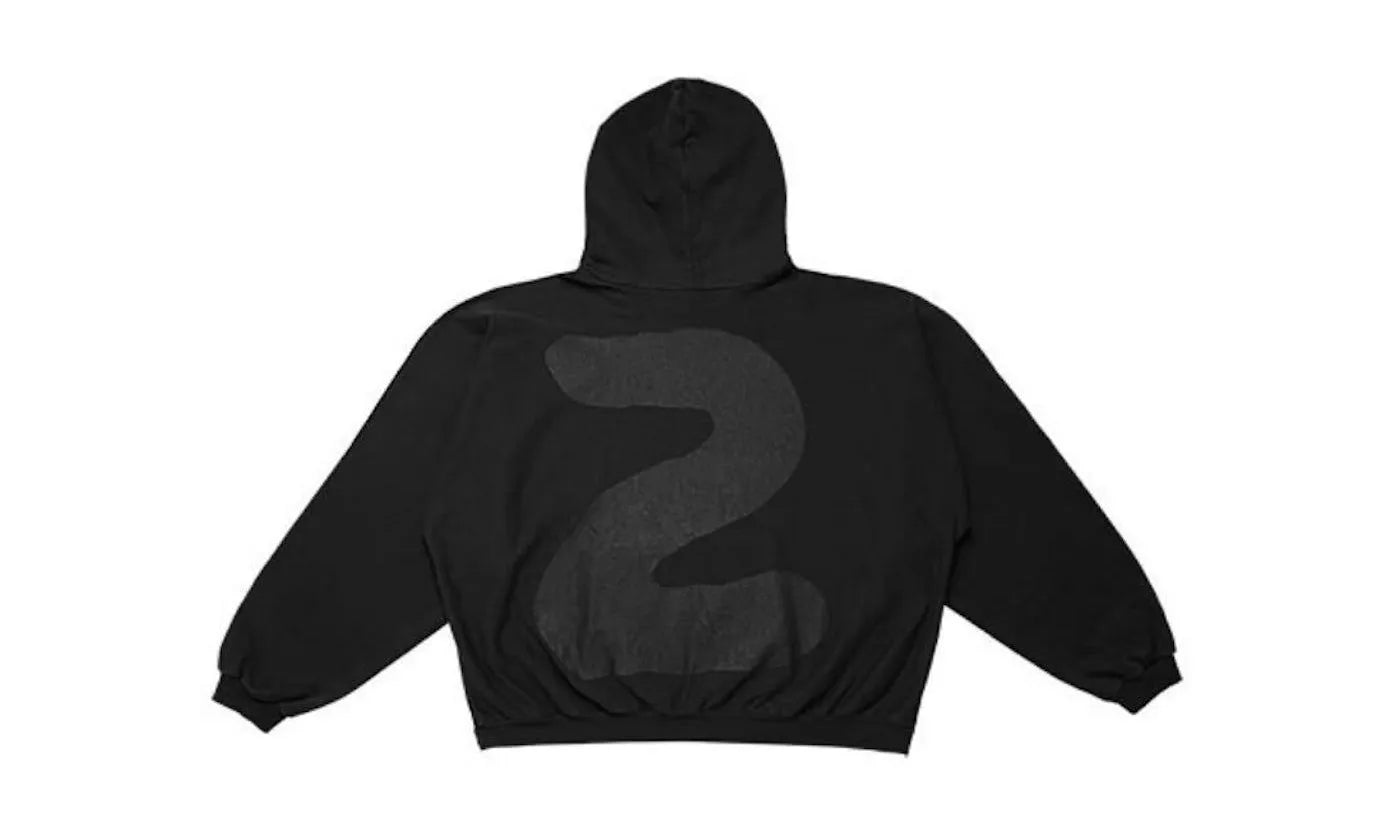 Kanye West DONDA 2 Lit Match Hoodie Black - KW-KWD2LM-BLACK