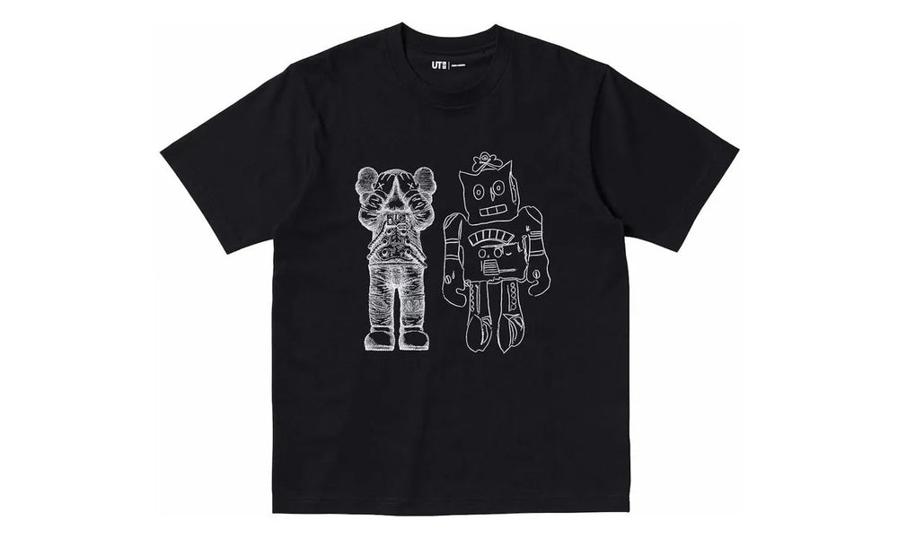 KAWS x Uniqlo Warhol UT Graphic 476351 T-shirt Black - 476351