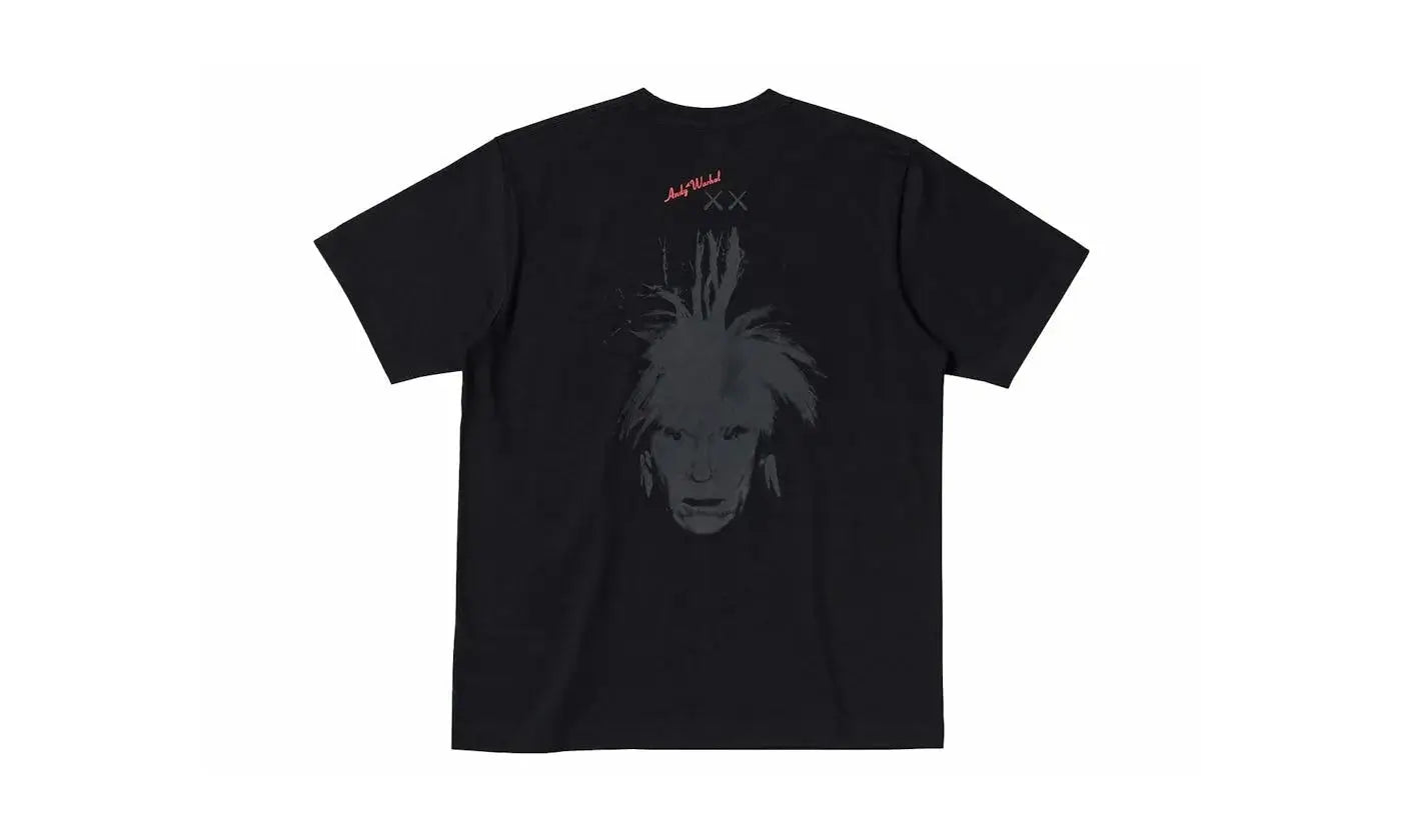 KAWS x Andy Warhol x Uniqlo UT Graphic 476352 T-shirt Black