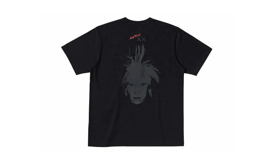 Футболка KAWS x Andy Warhol x Uniqlo UT Graphic 476352, чорна