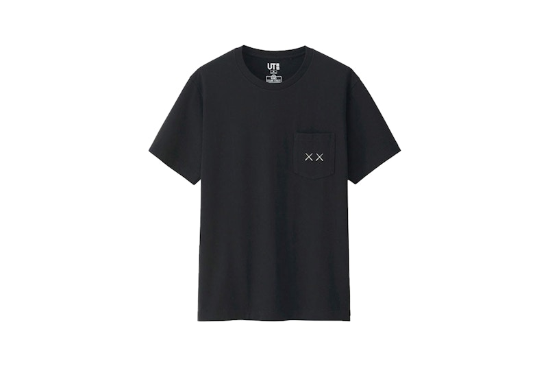 KAWS x Uniqlo x Sesame Street XX Pocket Tee Black