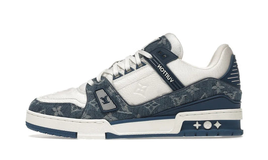 LV Trainer Monogram Denim White Blue - 1A9JGZ / 1A9JGU