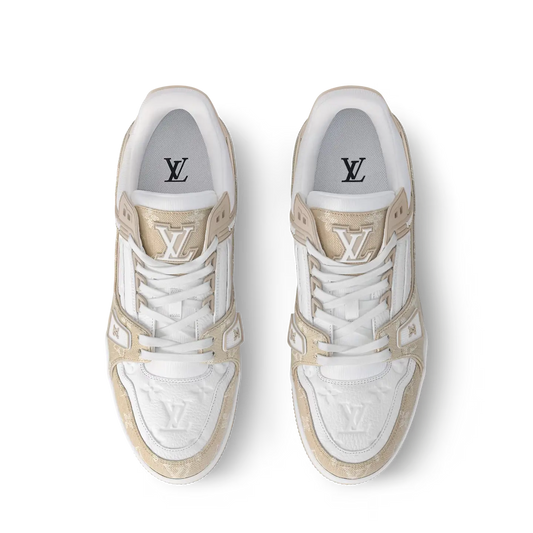 Louis Vuitton LV Trainer Monogram Beige - 1AIKMH
