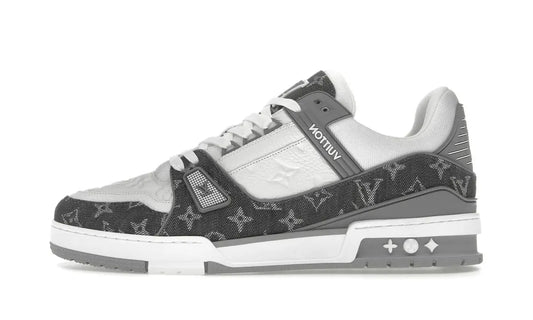 Louis Vuitton Trainer Monogram Denim Grey White