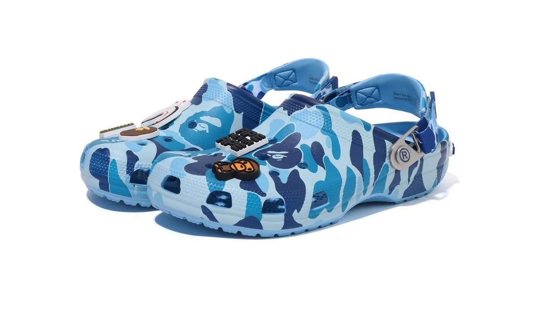 A Bathing Ape x Crocs Classic Clog ABC Camo Blue - Aplug – APLUG PL