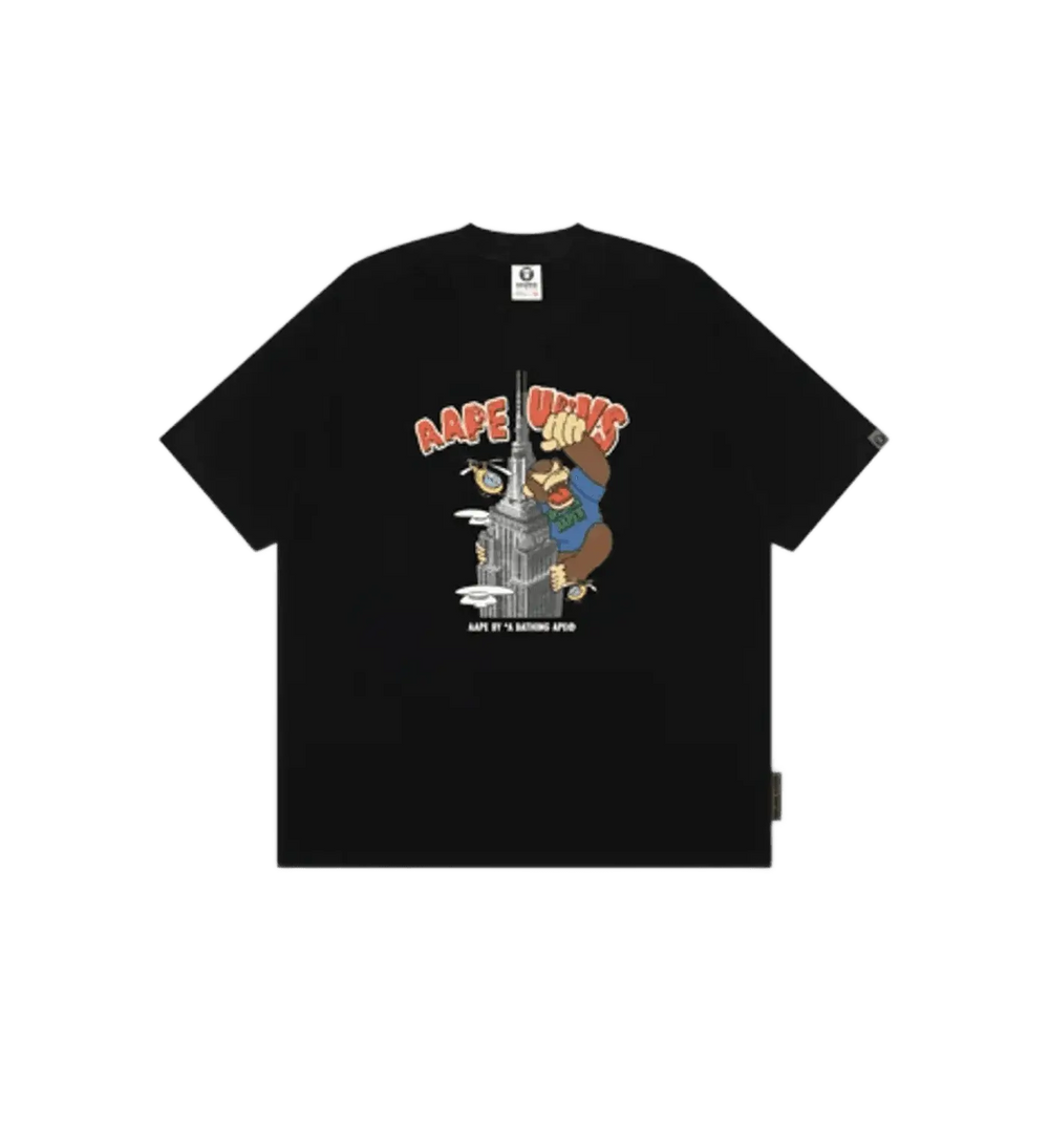 AAPE by A Bathing Ape We Are Aaper Tee Black