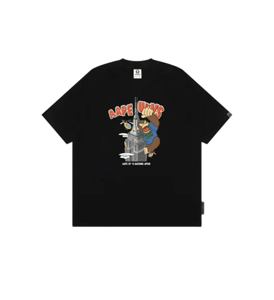 AAPE by A Bathing Ape We Are Aaper Tee Black