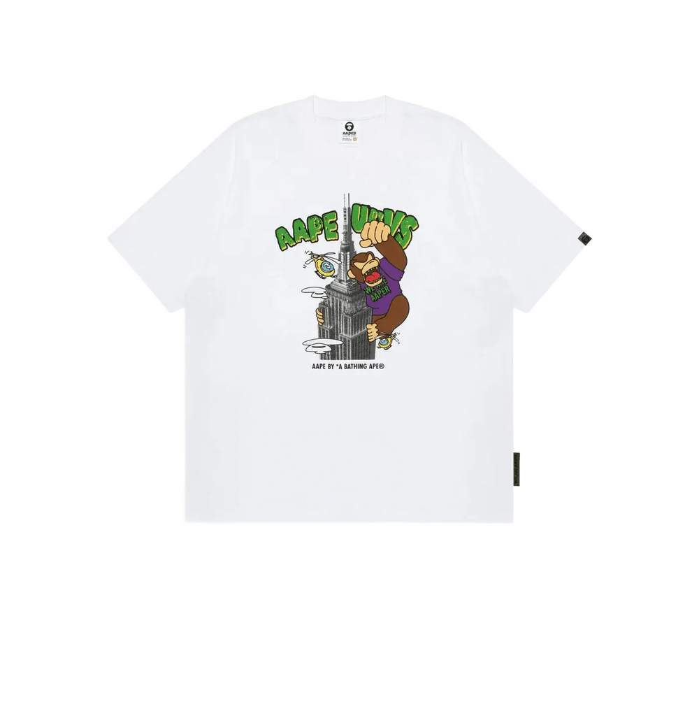 AAPE by A Bathing Ape We Are Aaper Tee White
