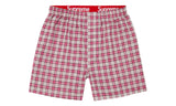 Supreme Hanes Plaid Boxers Pink (1 Pair)