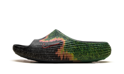 Nike ReactX Rejuven8 Slide .SWOOSH Touch Grass Dark Smoke Grey Kelly Green