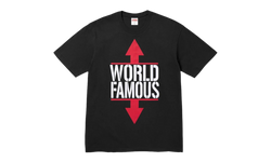 Supreme World Famous Tee Black