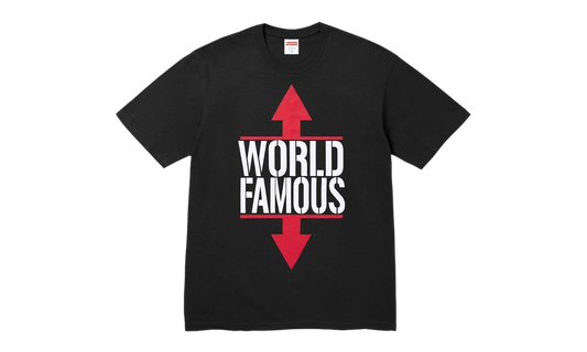 Supreme World Famous Tee Black