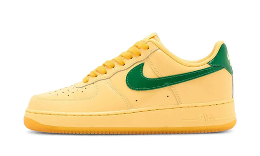 Nike Air Force 1 Low Patent Leather Topaz Gold Pine Green