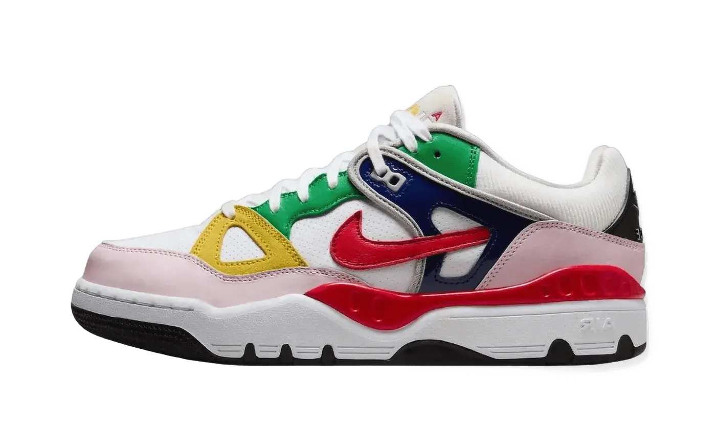 Air Force 3 Low Nigo White Multi-Color