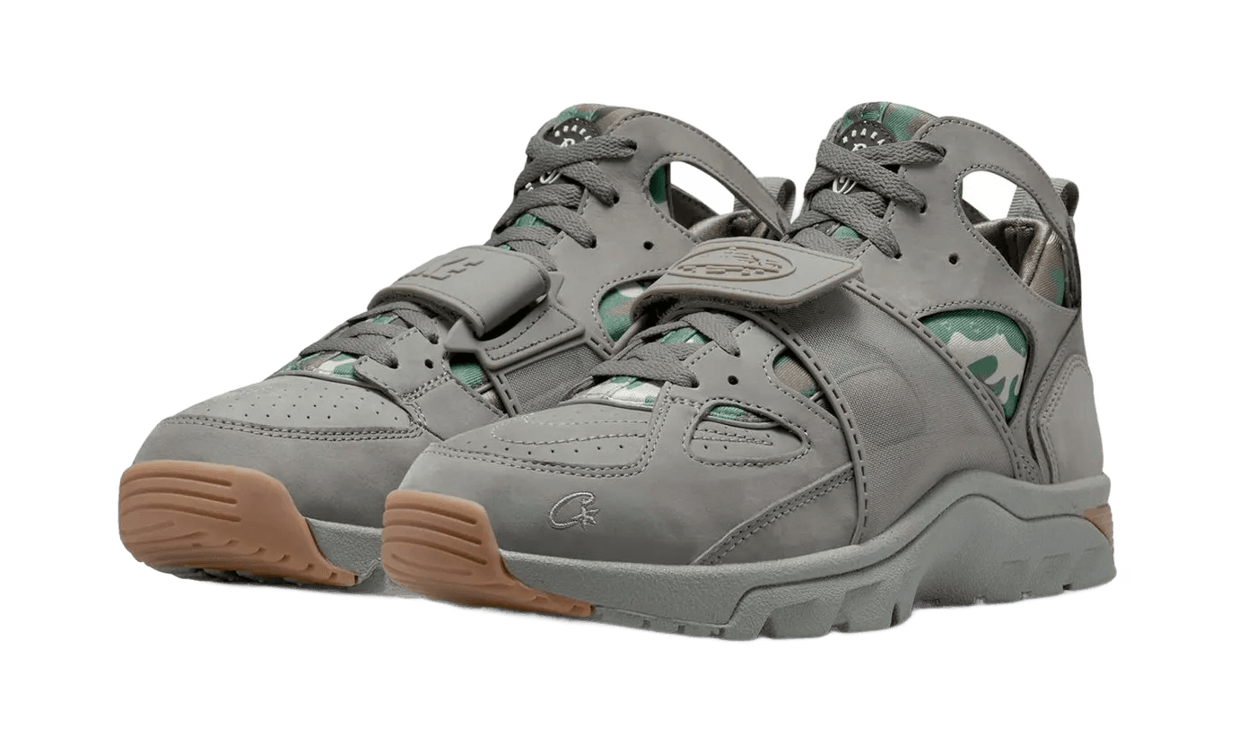 Nike Air Trainer Huarache Corteiz Gully Grey FQ8793 001 APLUG.PL APLUG PL