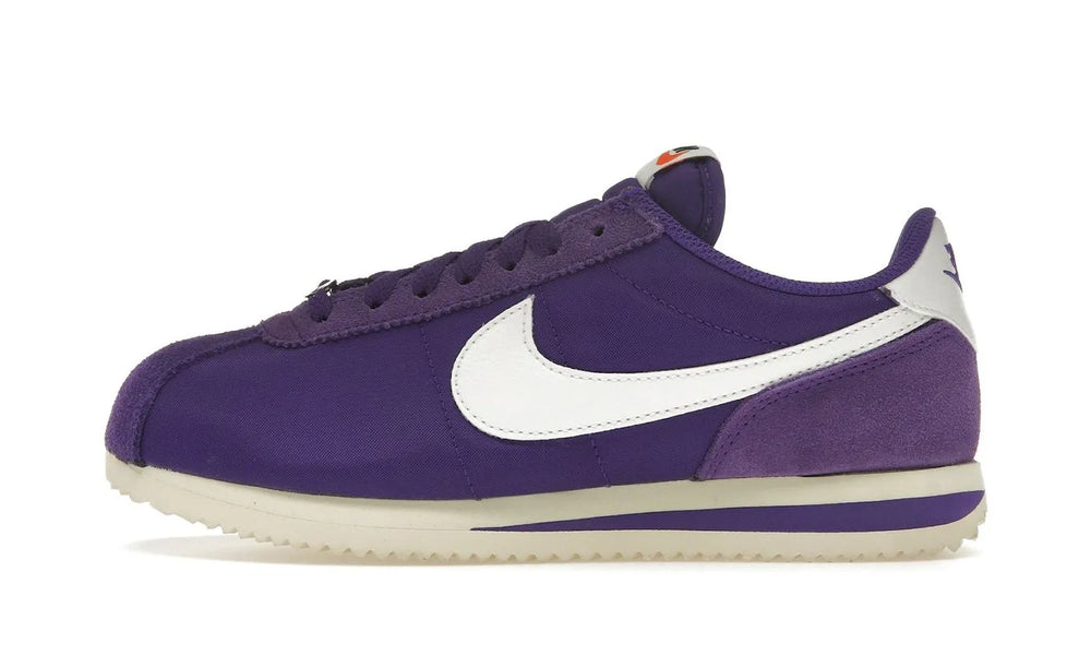 Nike Cortez Textile Field Purple Alabaster Safety Orange Summit White - DZ2795-500