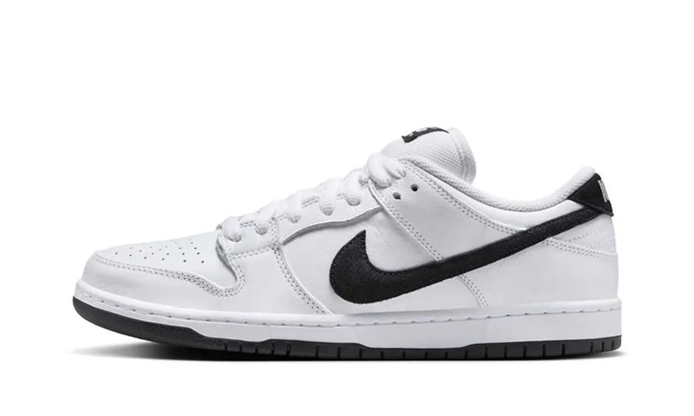 SB Dunk Low White Black - HF3704-100