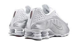 Nike Shox R4 White Metallic Silver - AR3565-101