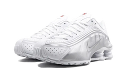 Nike Shox R4 White Metallic Silver - AR3565-101