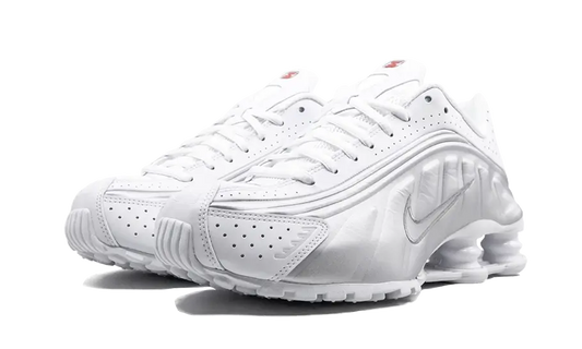 Nike Shox R4 White Metallic Silver - AR3565-101