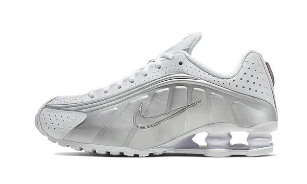 Nike Shox R4 White Metallic Silver - AR3565-101