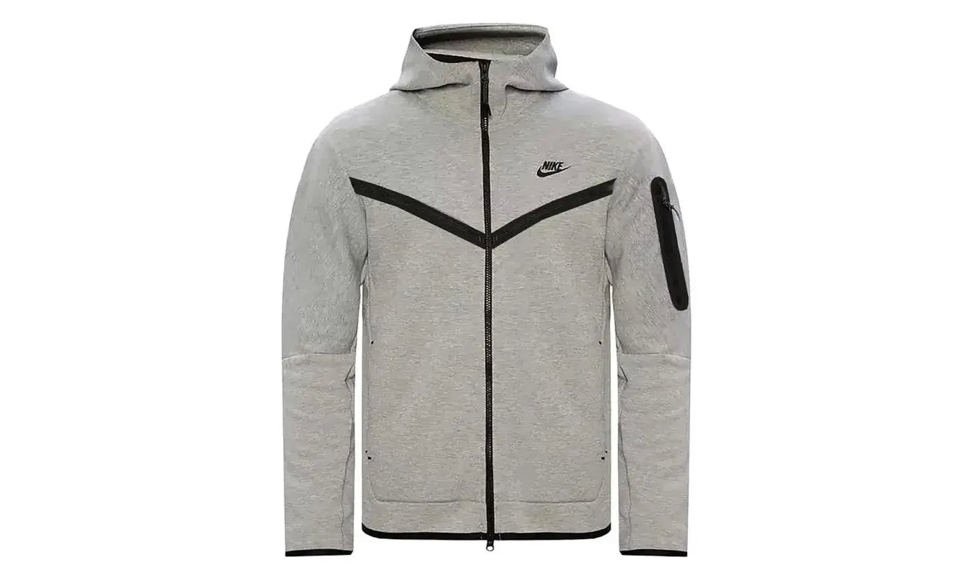 Nike Sportswear Tech Fleece Windrunner Full Zip Hoodie (FW24) Dark Gray Heather/Black