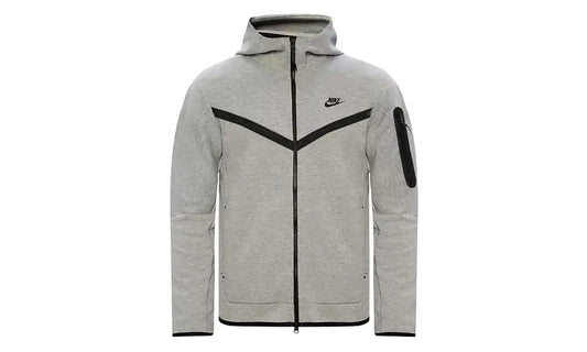 Nike Sportswear Tech Fleece Windrunner Full Zip Hoodie (FW24) Dark Gray Heather/Black